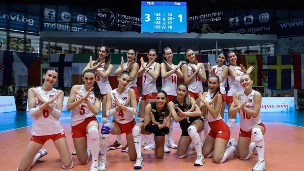 U20 Kadın Voleybol Milli Takımı, Avrupa Şampiyonası'nda Finale Çıktı