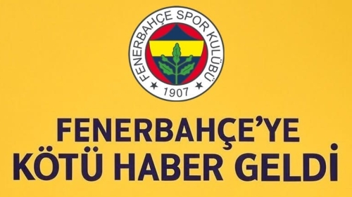 Benfica maçı öncesi Fenerbahçe'ye kötü haber geldi
