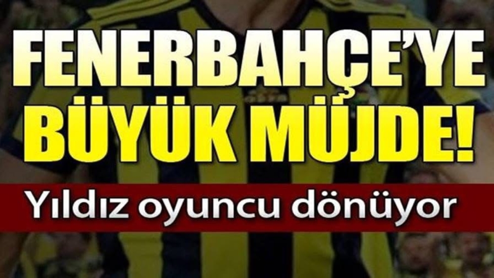 Fenerbahçe’ye Sevindirici Haber: Yıldız İsim Takıma Geri Dönüyor!